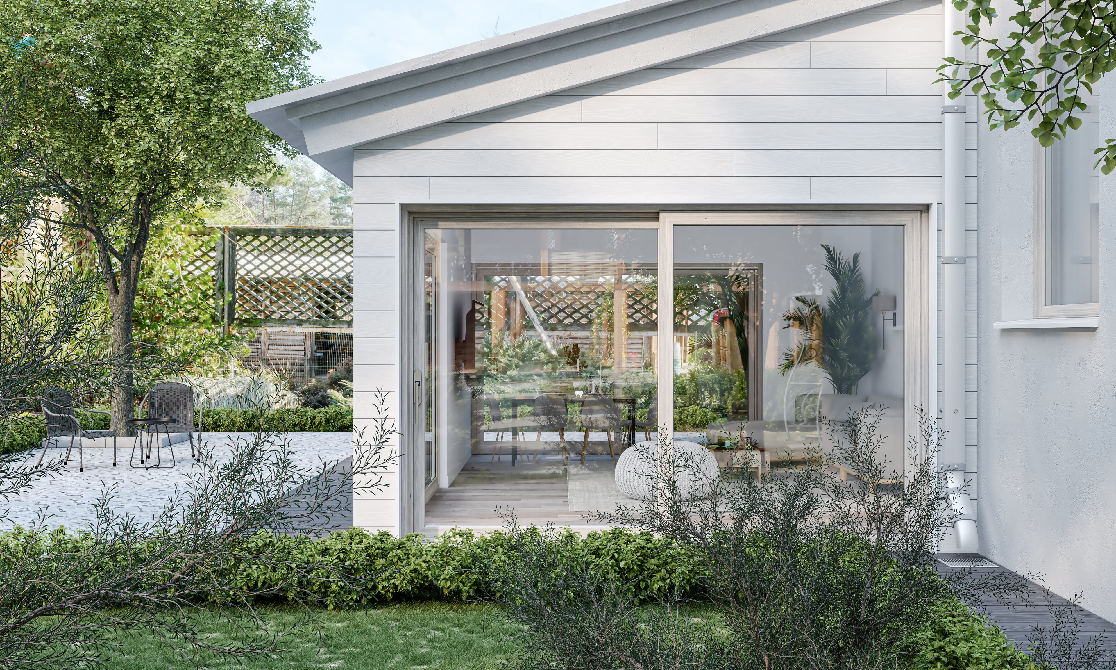 Главный слайд: остекление частных домов и коттеджей